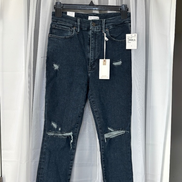 Good American Always fits good waist skinny crop jeans sz 6-12  GWCAF228T - Picture 1 of 5